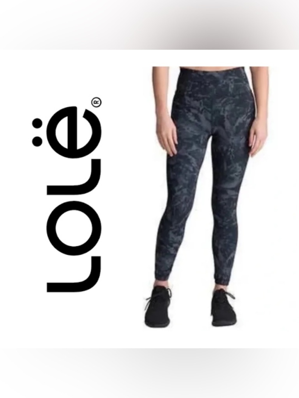 Lole Marble-Print High-Rise Leggings